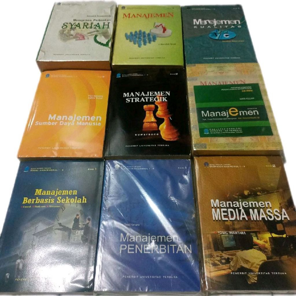 buku manajemen - universitas terbuka