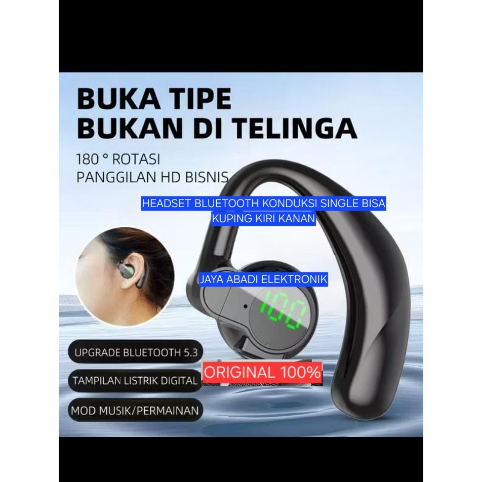H59  HEADPHONE SPORT OLAHRAGA BLUETOOTH BISA KUPING KIRI KANAN SINGLE BLUETOT BLUTUT BLUETOOT WIRELE