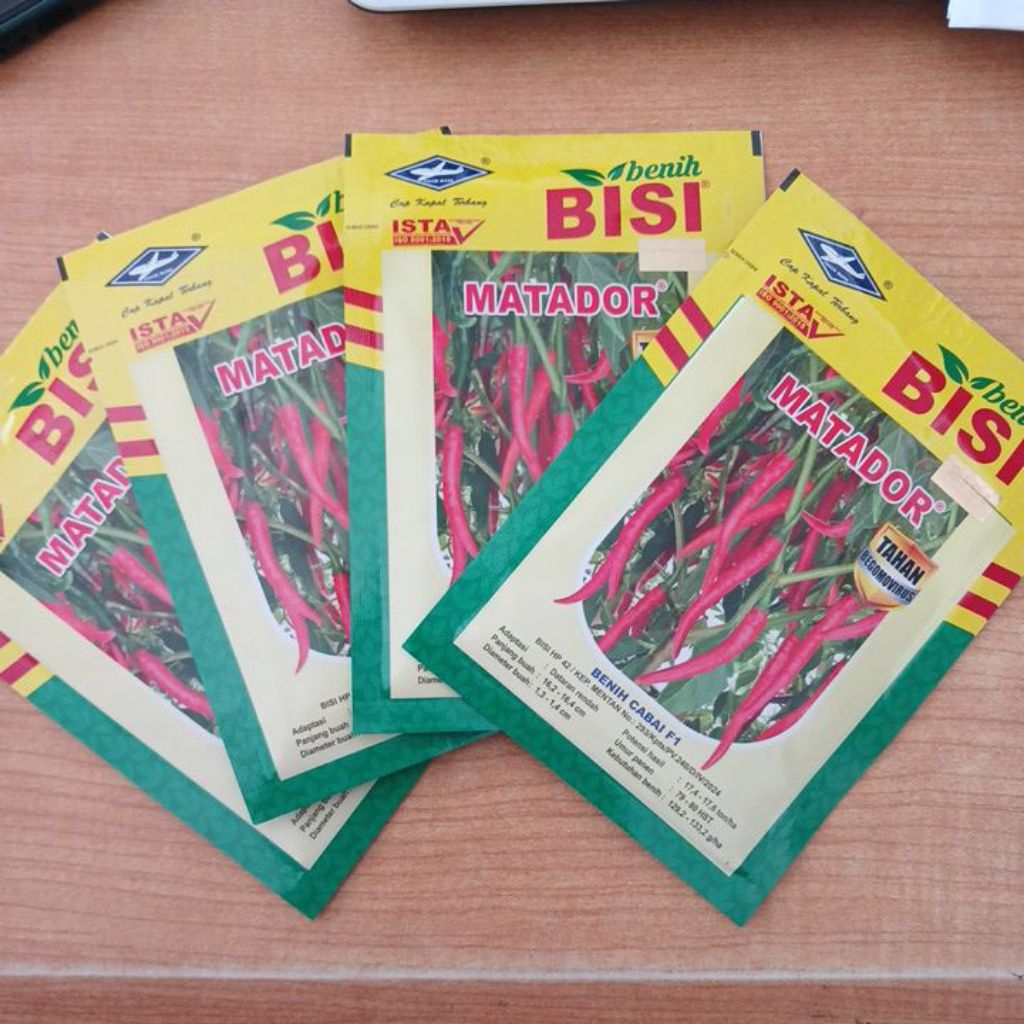 Cabai Besar Matador 10gr ASLI BERHOLOGRAM BISI