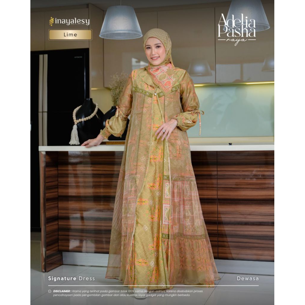 ADELIA PASHA RAYA SIGNATURE DRESS MOM BY INAYALESY