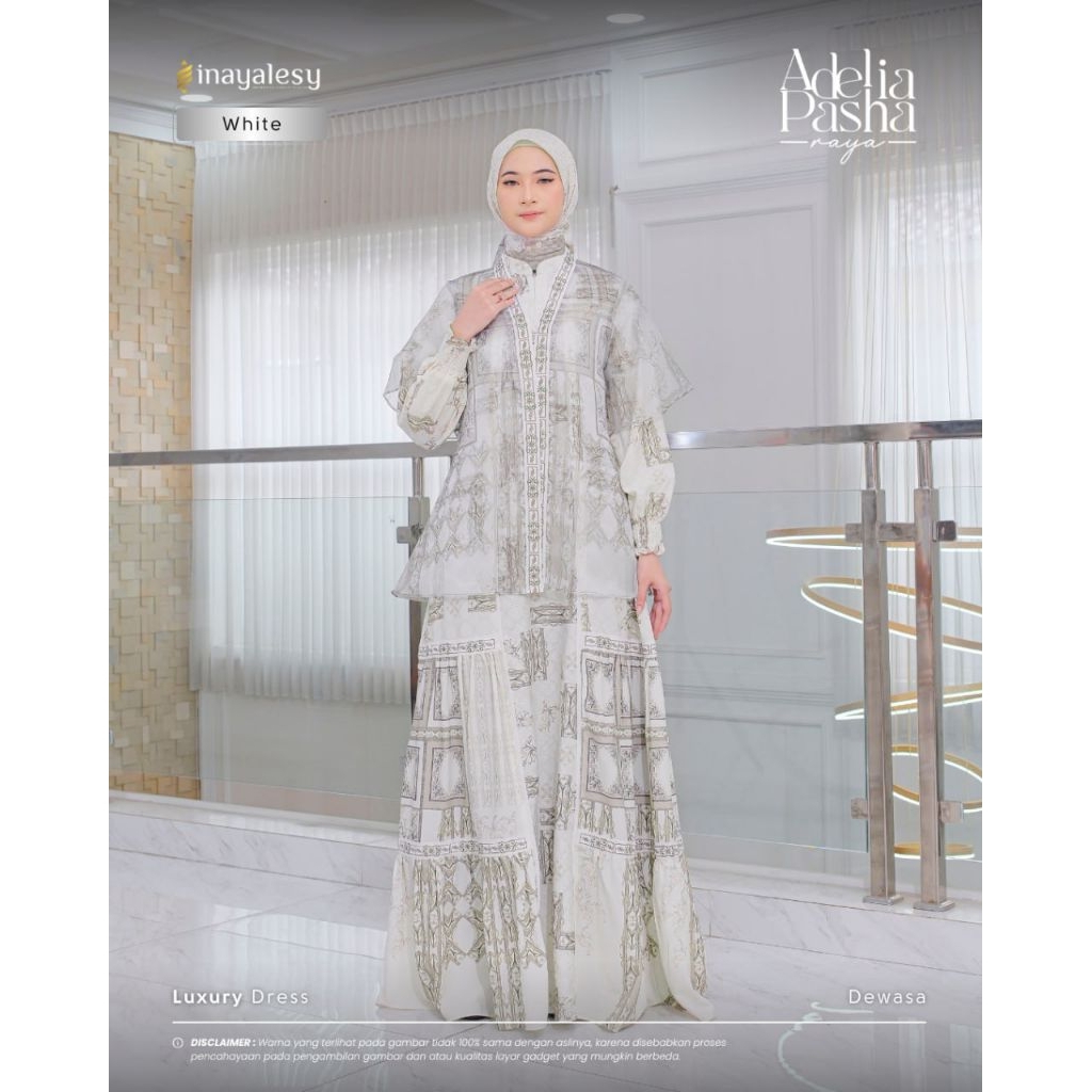 ADELIA PASHA RAYA DRESS ONLY LUXURY BY INAYALESY