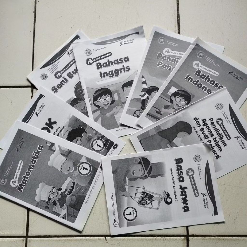 KUNCI LKS KELAS 1 PH PUSTAKA PERSADA