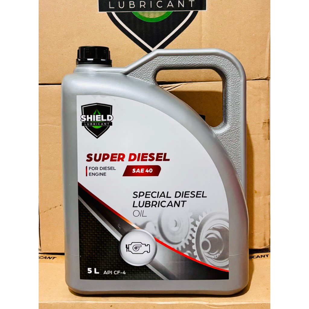 Oli Shield Super Diesel SAE 40 For Engine Diesel API CF-4 5 L