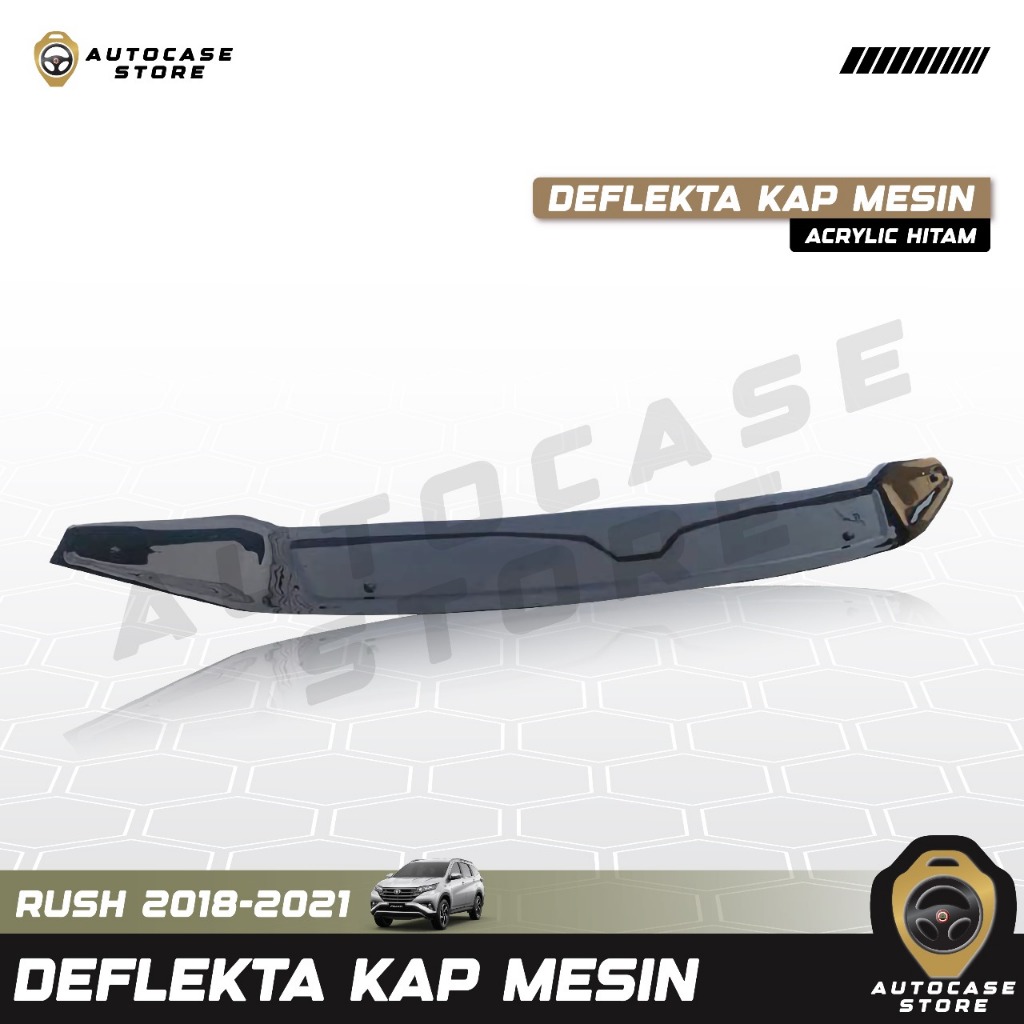DEFLEKTA KAP MESIN ALL NEW RUSH TERIOS 2018 2019 2020 2021 2022 2023 2024 2025 UP AKSESORIS MOBIL