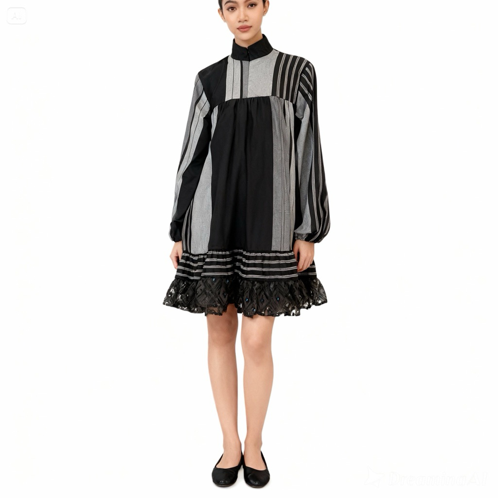 Dress tenun lurik atbm