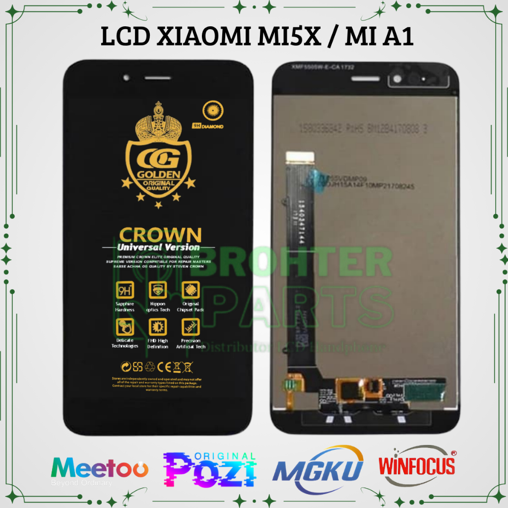LCD XIAOMI MI5X / MI A1 TOUCHSCREEN FULLSET COMPLETE ORIGINAL