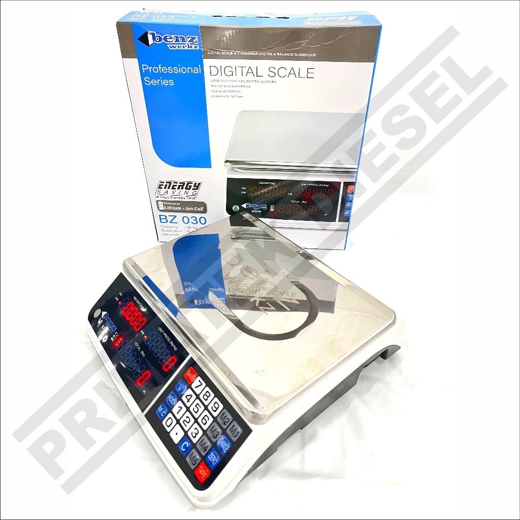Big Promo (Benz Bz030) Timbangan Duduk Digital 30Kg Bz030 Benz / Timbangan Digital Sayuran Buah