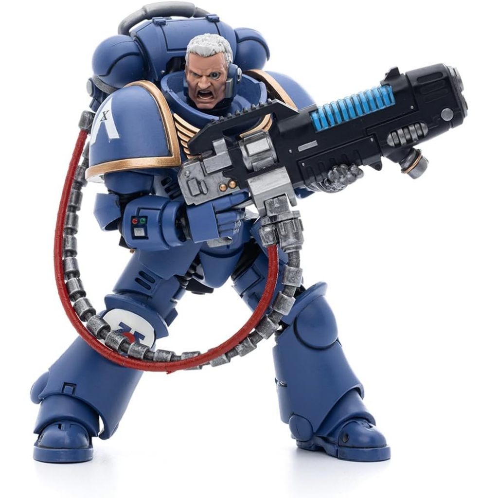 JoyToy Warhammer 40K 1/18 Action Figure Mecha Joy Toy Model Toys Ultramarines Hellblasters Sergeant 