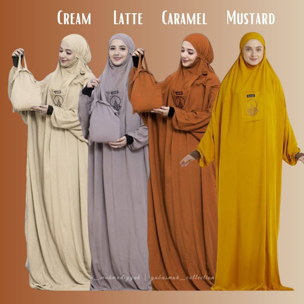 YABASMAH MUKENARAYON ADEM / yabasmah mukena hadramout/coklatseries/