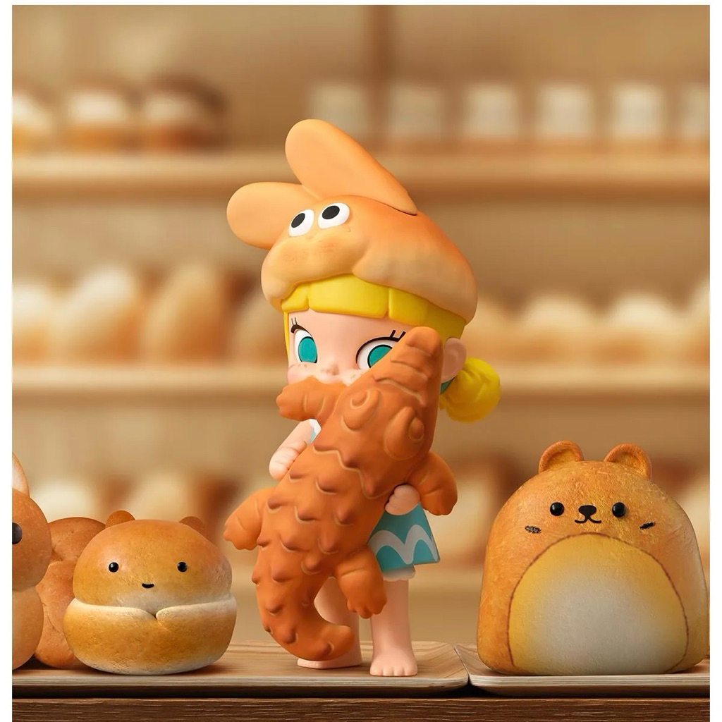 POP MART MOLLY Carb-Lover Series [selected: Crocodile Bread]
