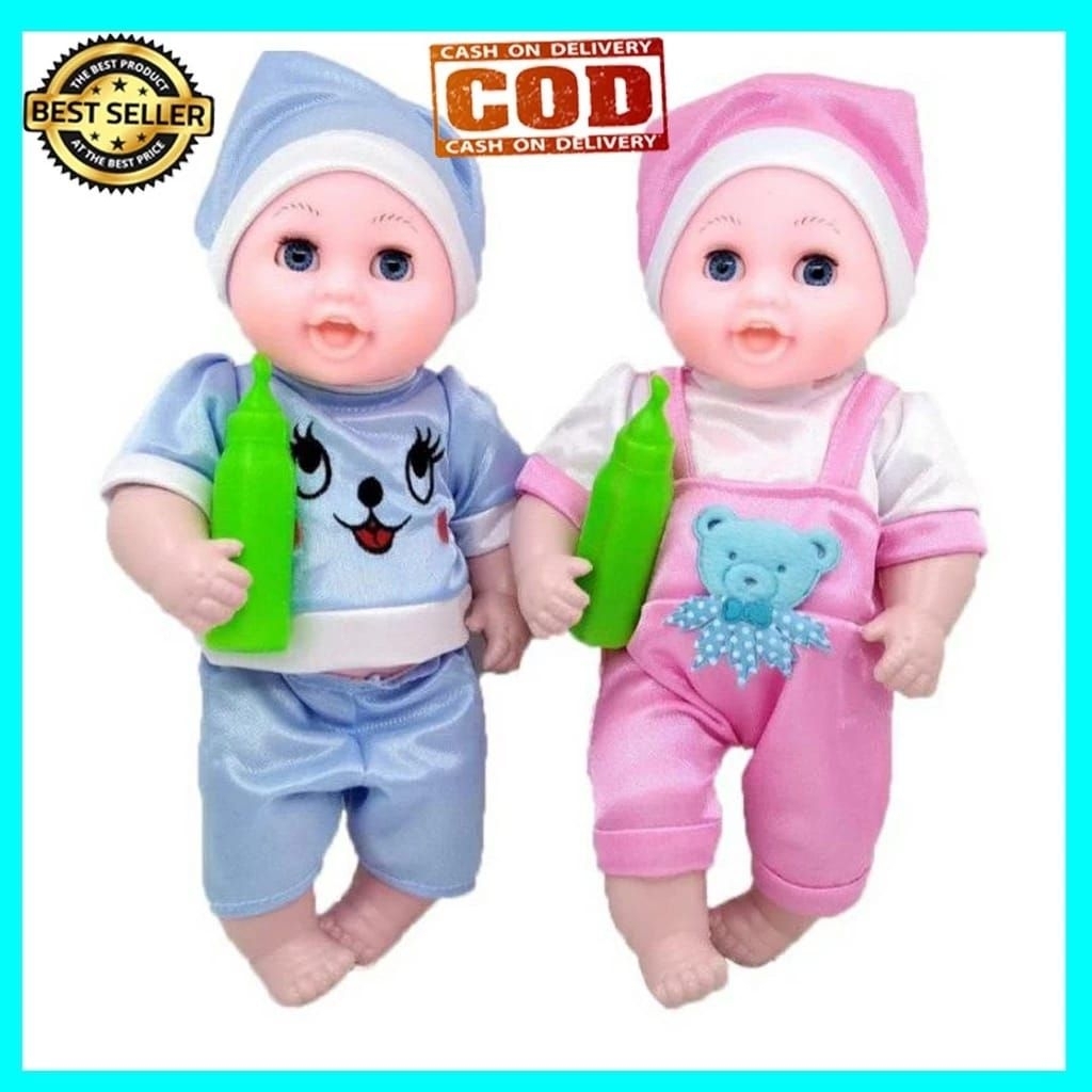 B760 mainan boneka bayi bisa bunyi dan nangis /mainan boneka anak bayi perempuan bisa bunyi suara na