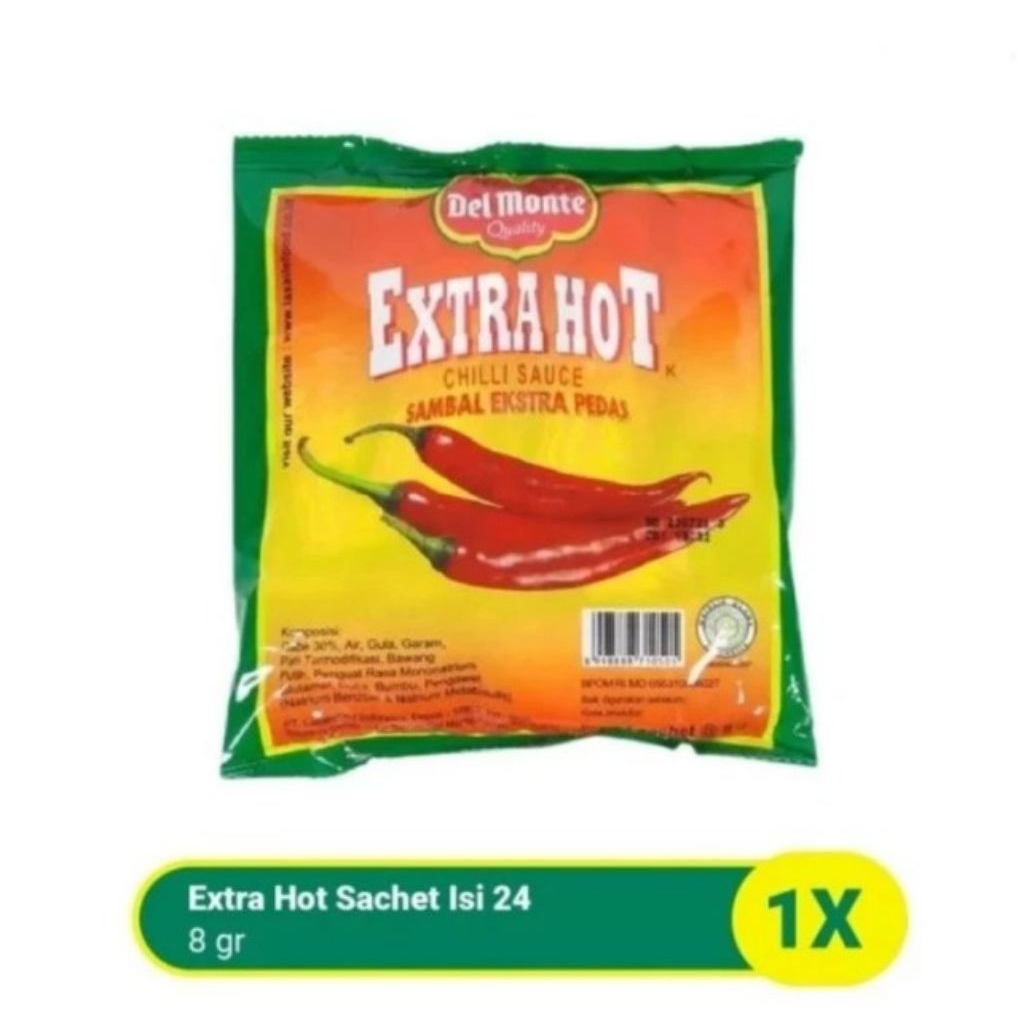 Delmonte Saos Sambal Extrahot Sachet
