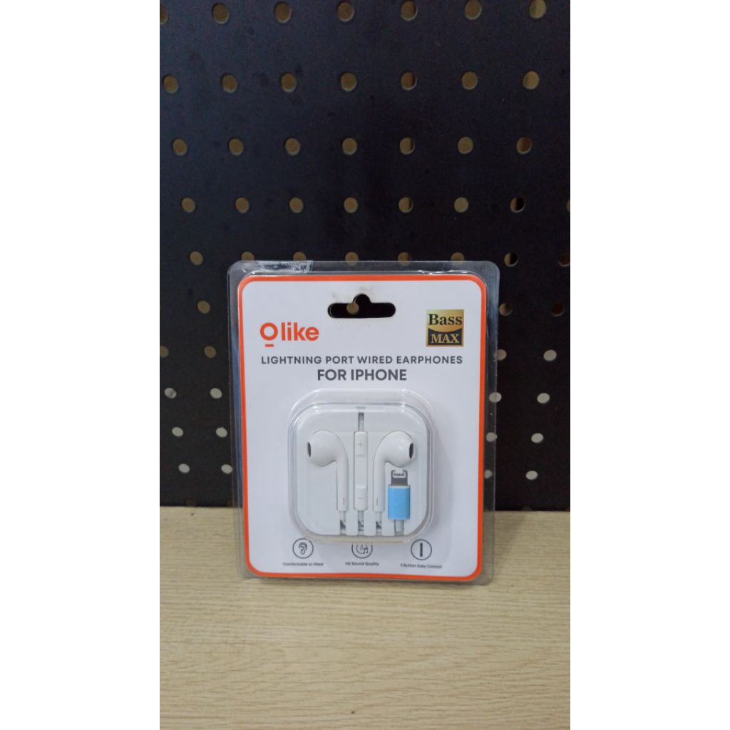 Headset Olike E12 Earphone iPhone Lightning ORIGINAL