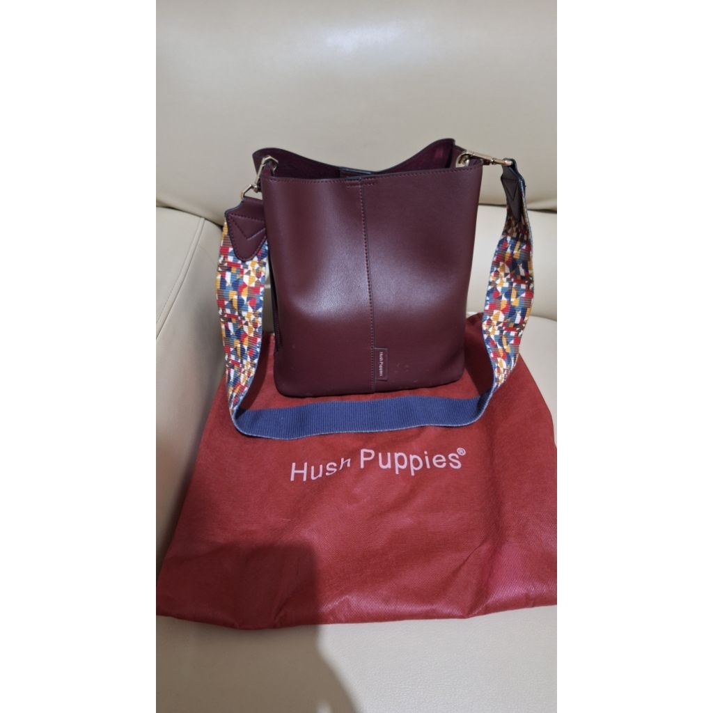 Tas Hush Puppies Lulu Shoulder Bag Maroon