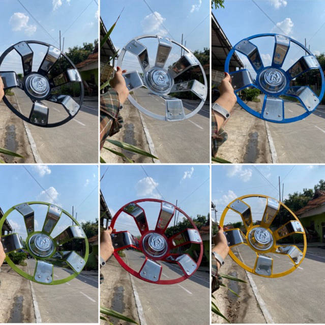 Wildop Truk Ring 16 Khusus Belakang jari jari spider AJ gratis dudukan