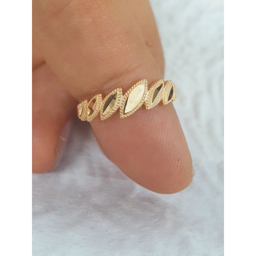 cincin model daun tanpa mata emas 70% 700 70 % 16k