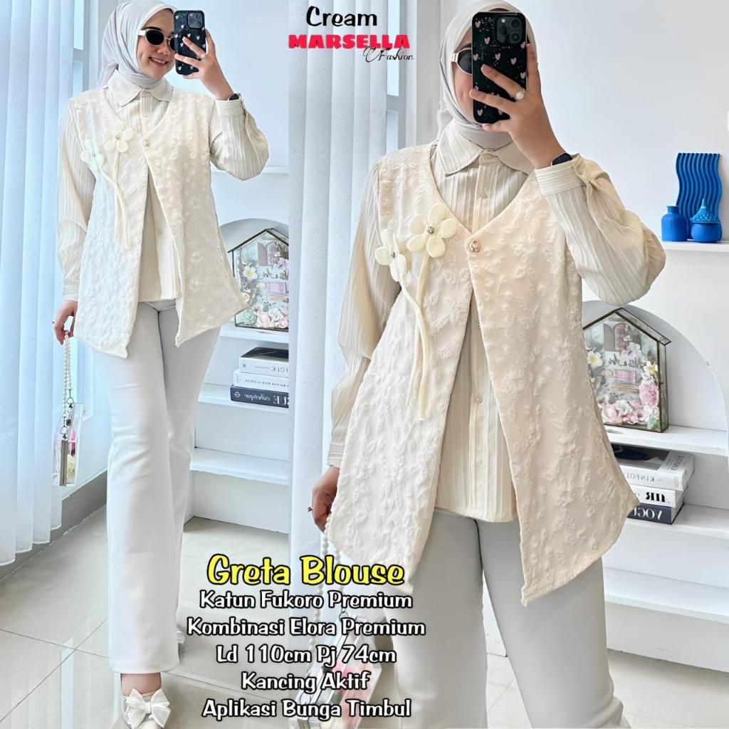 GREYA BLOUSE ORI MARSELLA FASHION