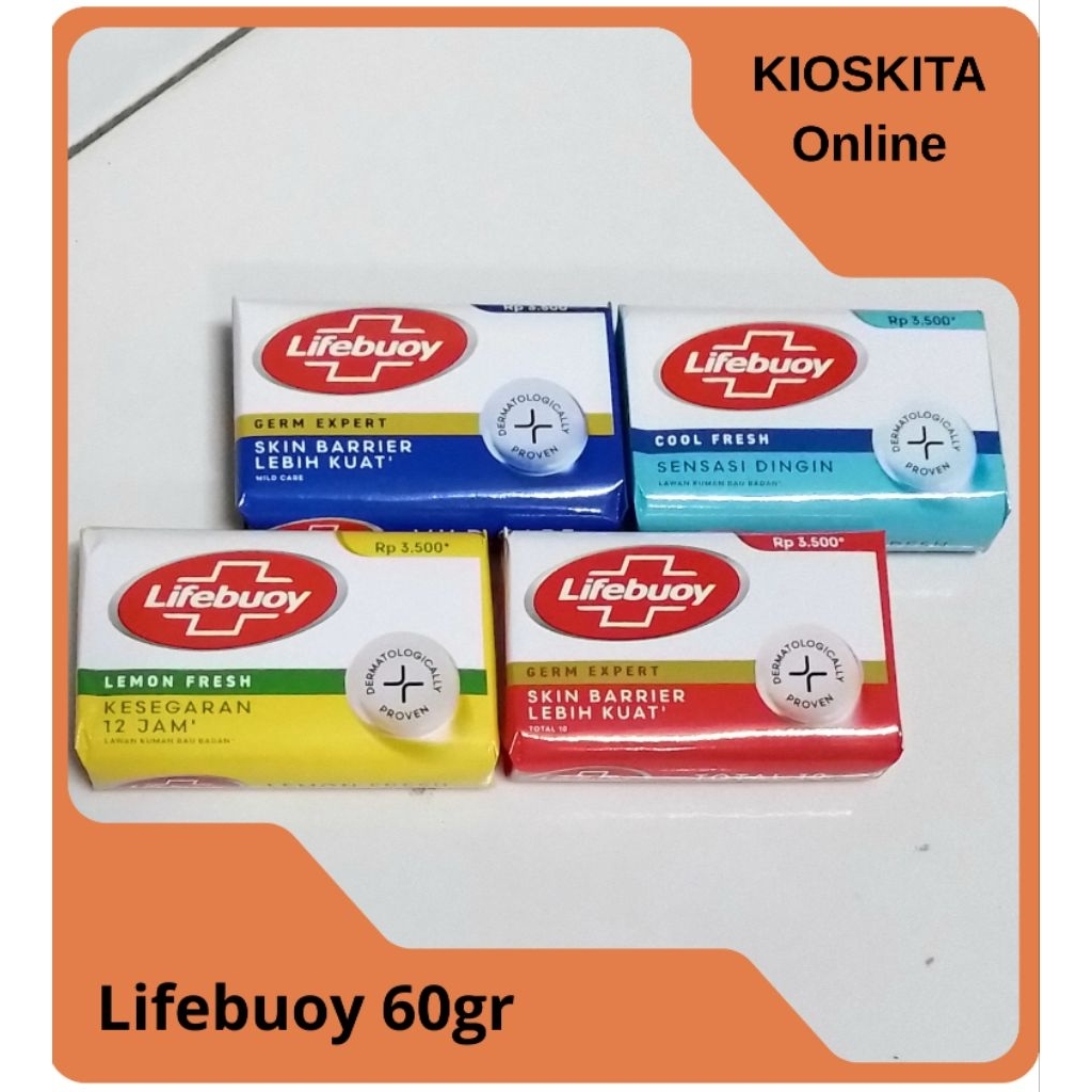 Lifebuoy Sabun Batang 60g (Satuan)