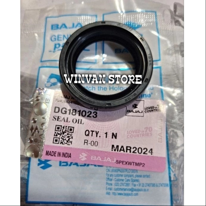 seal shock depan seal shok bajaj Pulsar 200 dtsi / 2 busi As 33 Original DG181023