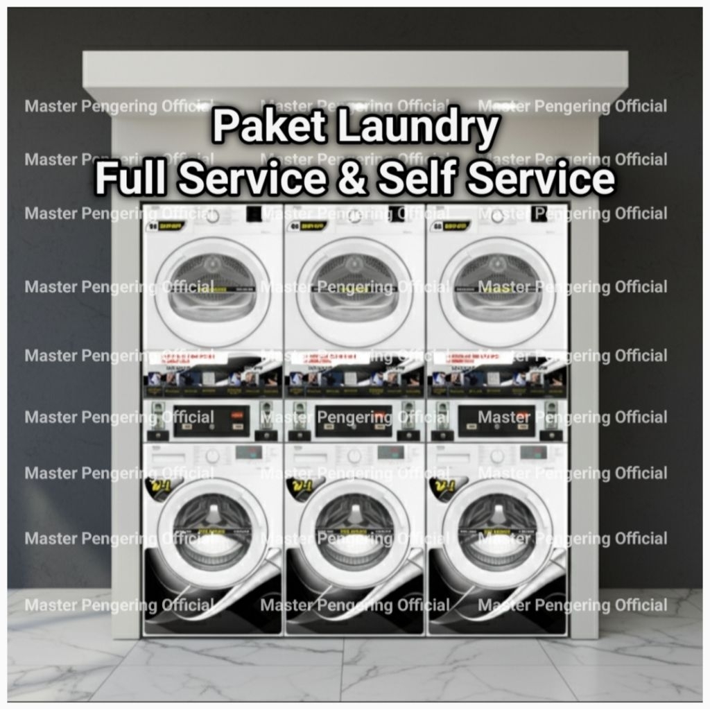 Mesin Laundry / Perlengkapan Laundry/ Paket Lengkap Usaha Laundry