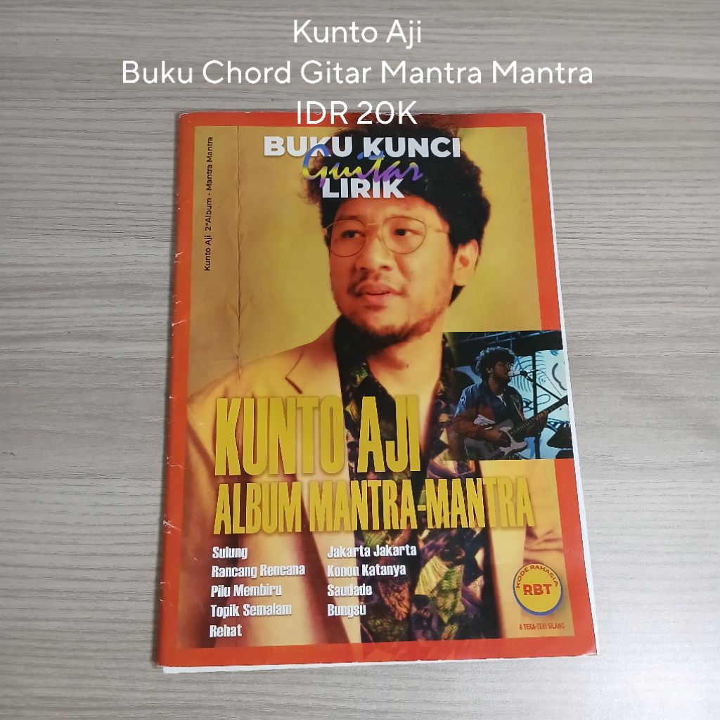 Buku Chord Gitar Kunto Aji Mantra Mantra (Official)