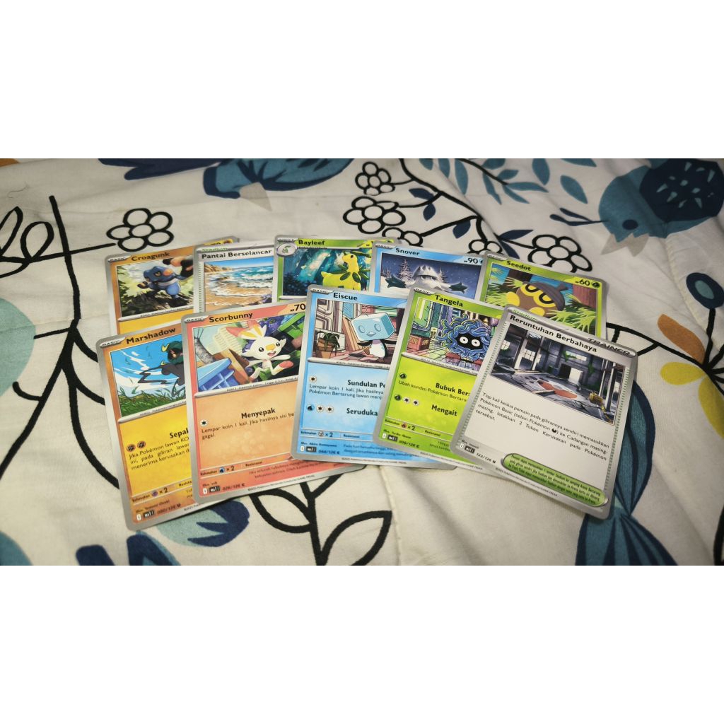 Kartu Pokemon Bulk Card Set Evolusi Mega