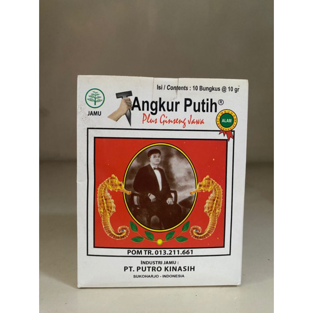 Tangkur putih sehat lelaki