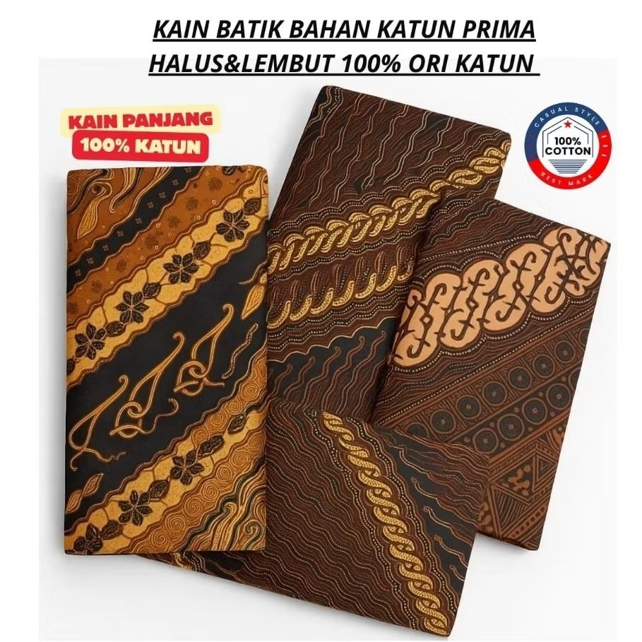 KAIN JARIK JUMBO PANJANG 2METER - Kain batik meteran - Kain batik panjang terbaru