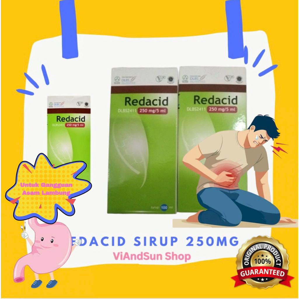 Redacid Sirup - Obat Herbal Maag - ViAndSun Shop