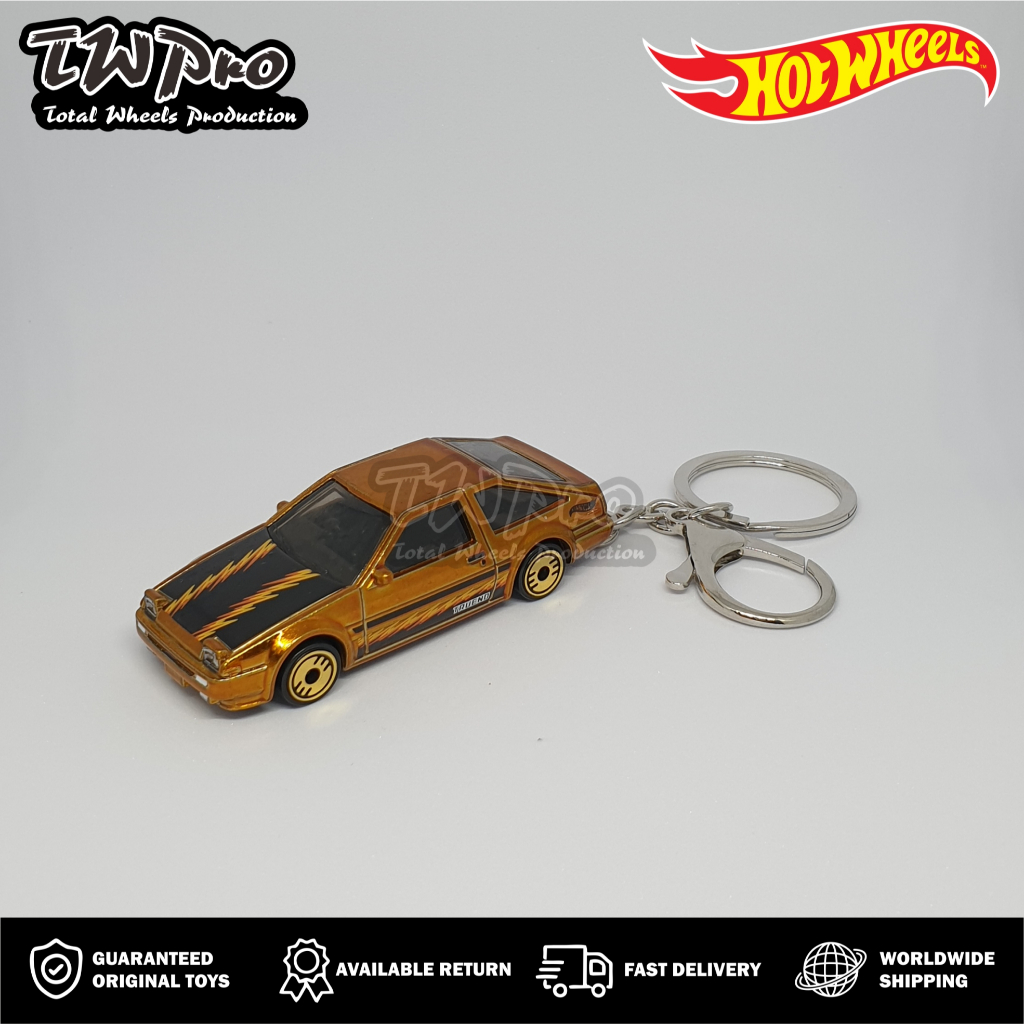 GANTUNGAN KUNCI HOT WHEELS ULTRA HOT TOYOTA AE86 SPRINTER TRUENO - OREN - SHRIMP HOOK - CANTOLAN UDA