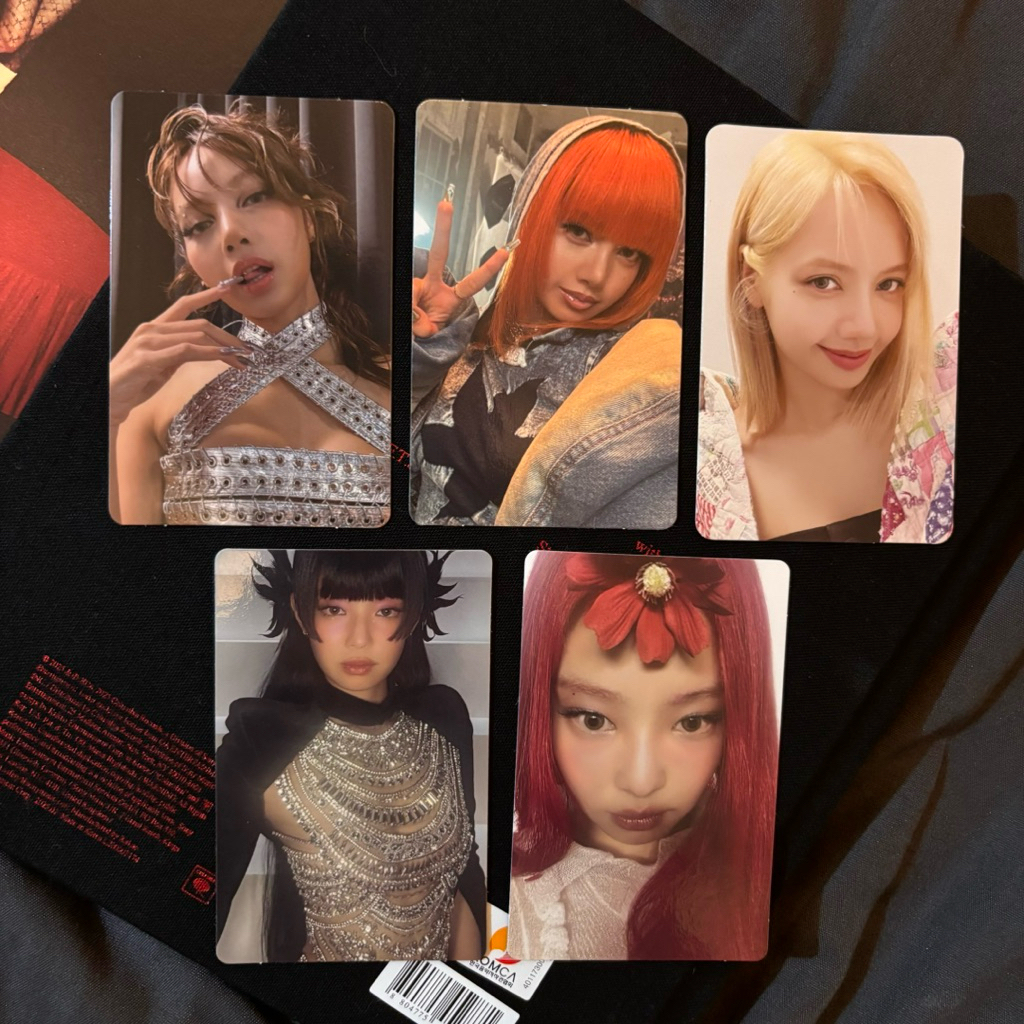 [READY STOCK] PHOTOCARD OFFICIAL BLACKPINK JENNIE RUBY LISA ALTER EGO BORN PINK