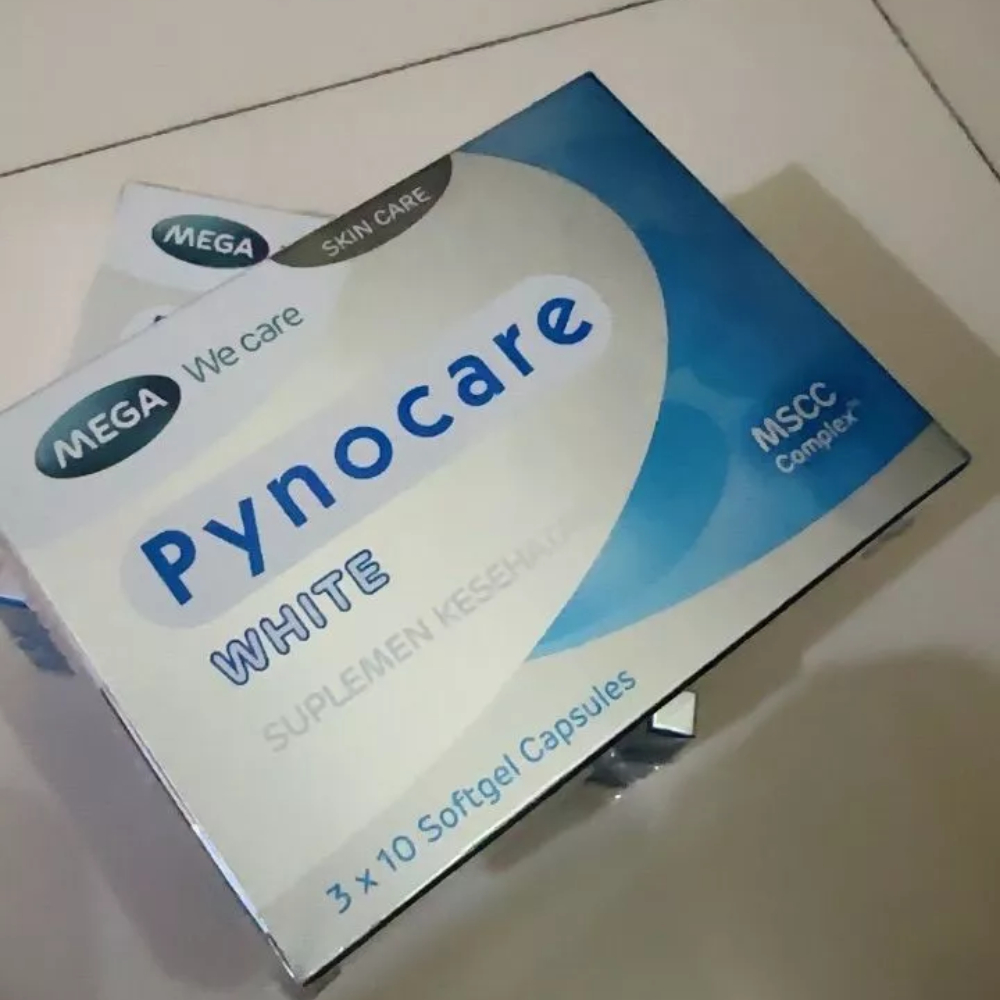 Pynocare White  Original / Mega We Care – Suplemen Pencerah Kulit & Antioksidan isi 30 kapsul