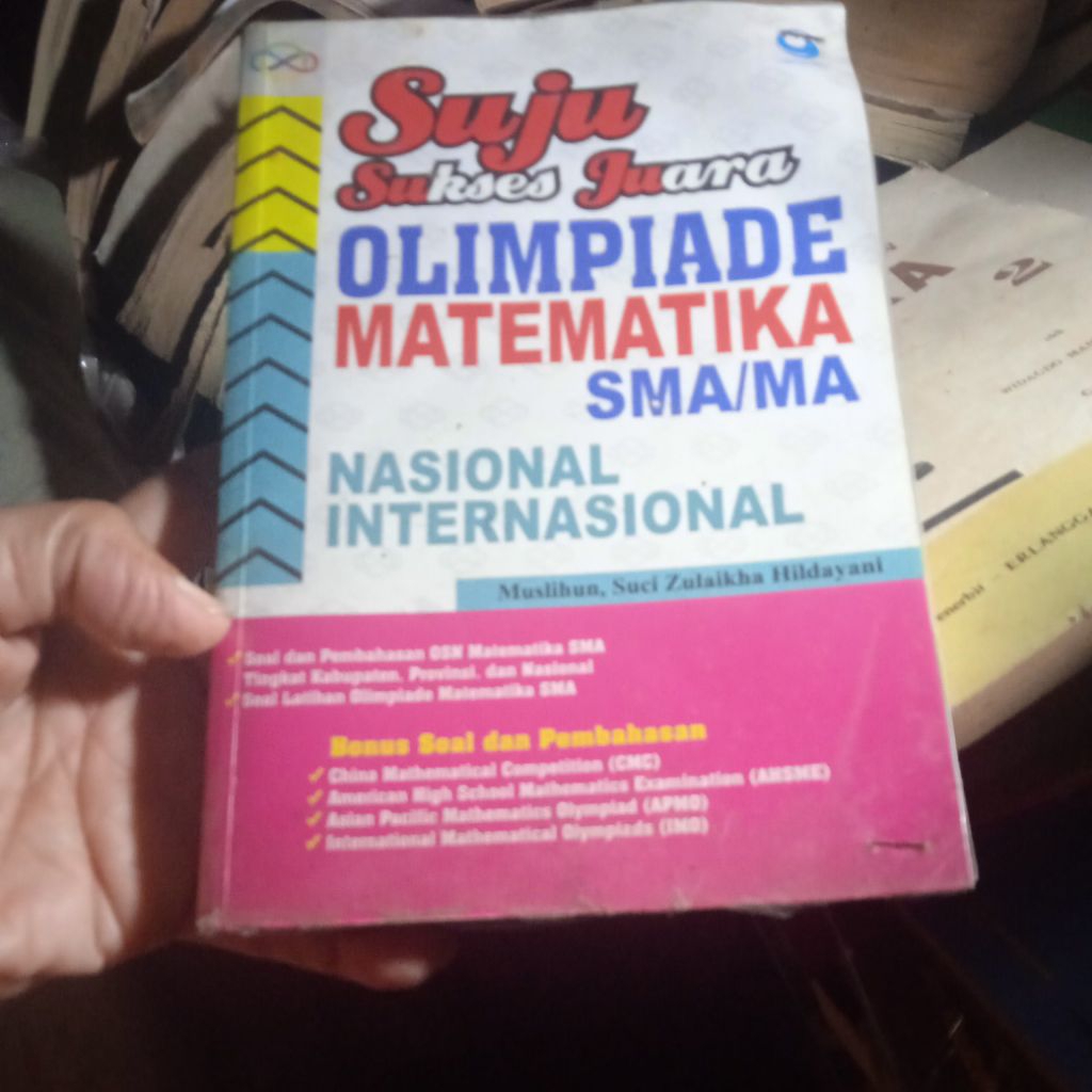buku Suju, Sukses Juara Olimpiade Matematika SMA/MA, Nasional Internasional, buku original