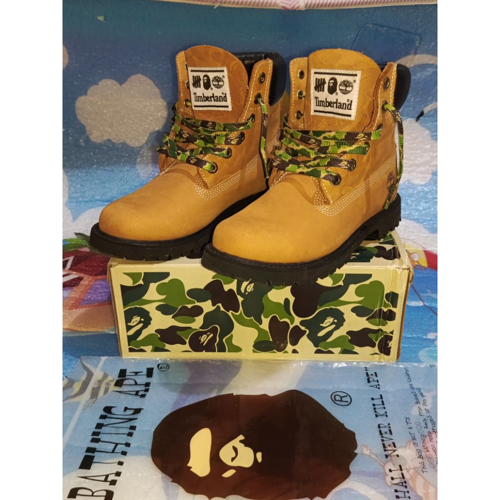 Timberland x Bape x Undefeated 6 inch