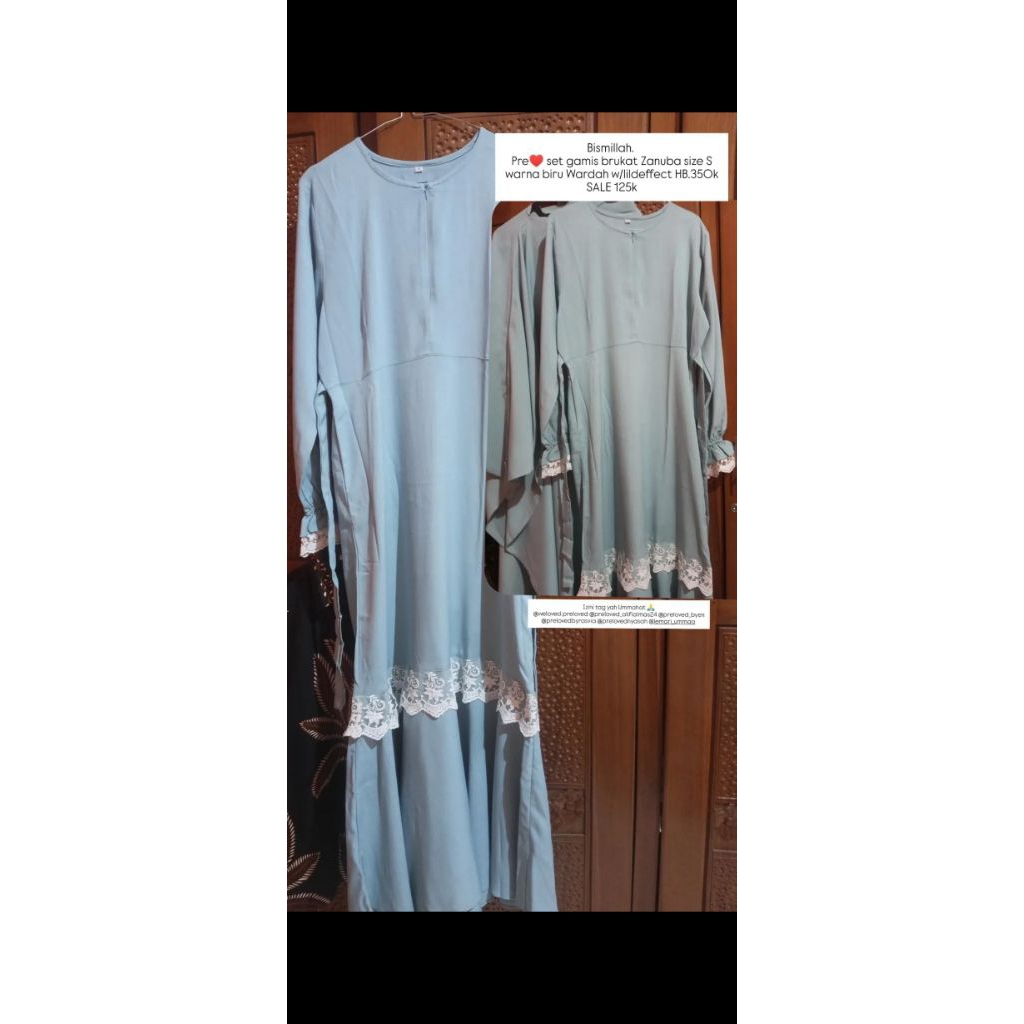 Gamis Set Syar'i Zanuba