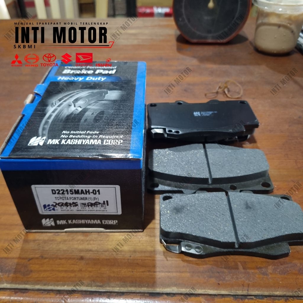 Brake pads Toyota fortuner (1)(Fr) D2215MAH -01 MK KASHIYAMA CORP.