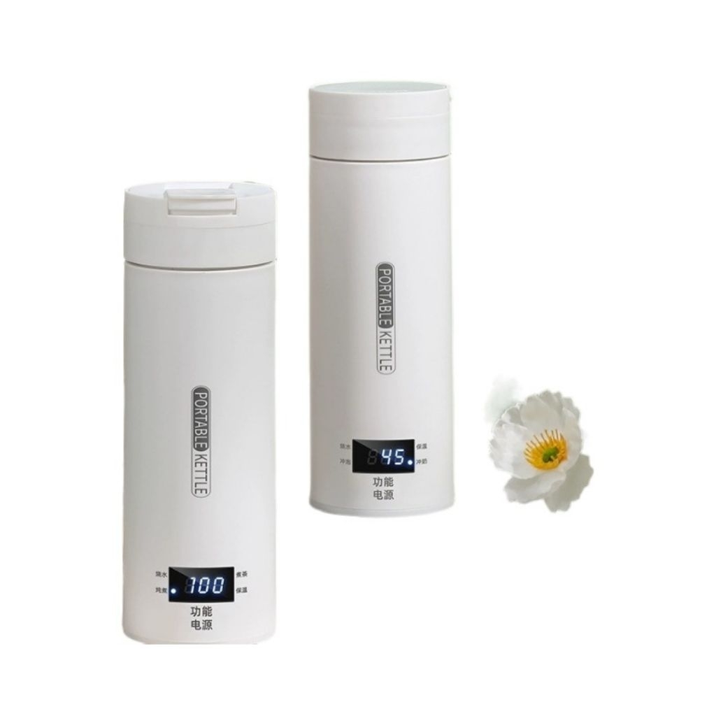 Termos Listrik Pemanas Air Listrik Travel Portable Kettle 500ml NEW