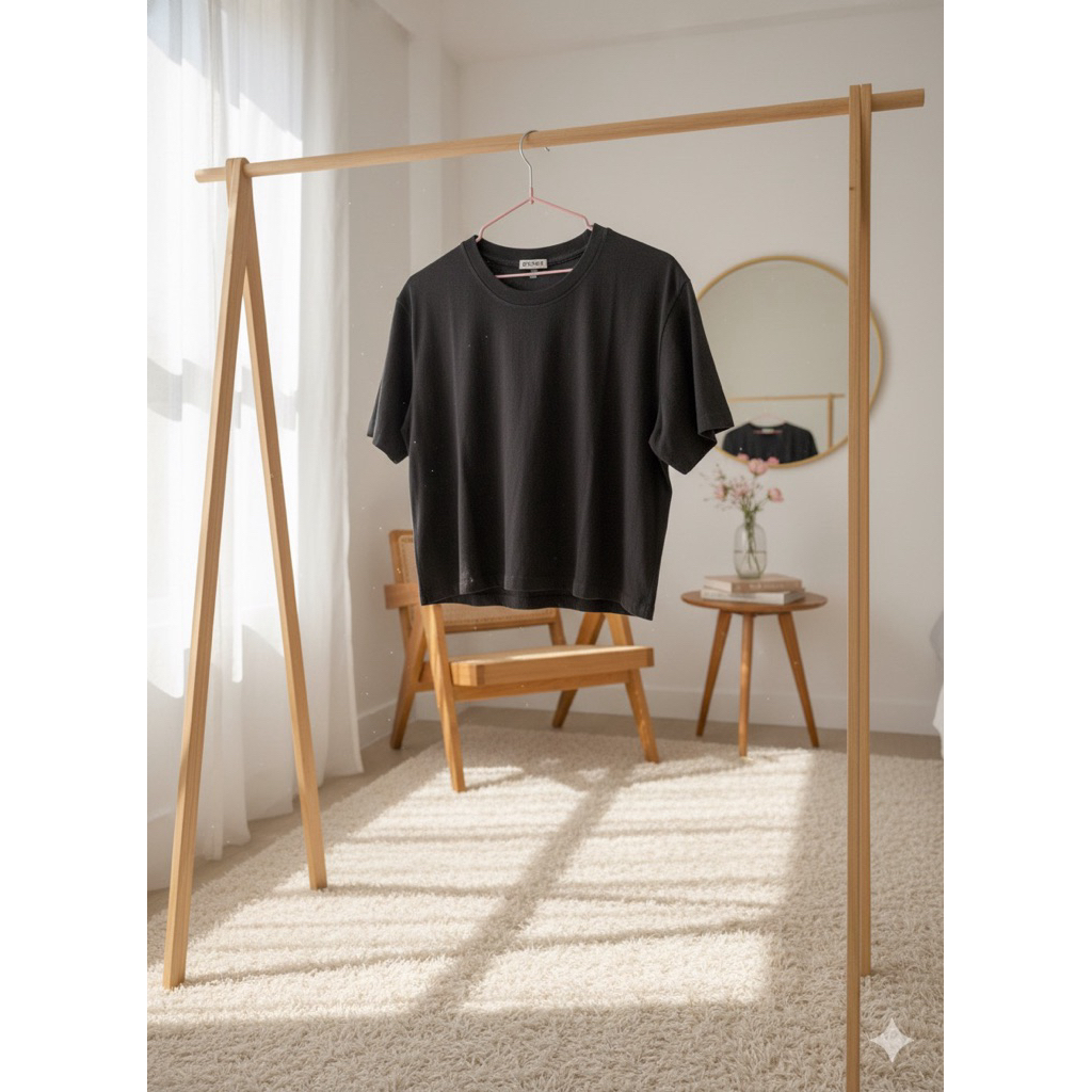 JINISO T-Shirt Kaos Crop Top Oversize