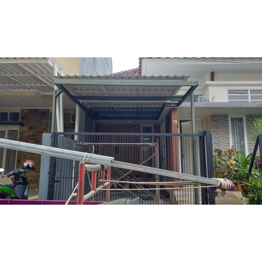 Ksnopi dek plat bordes. Kanopi mezanin