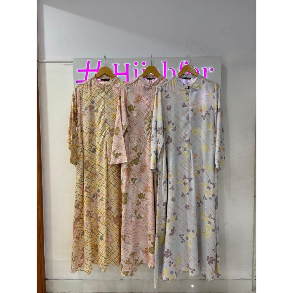 Gamis zipper saffron elzatta gamis elzatta