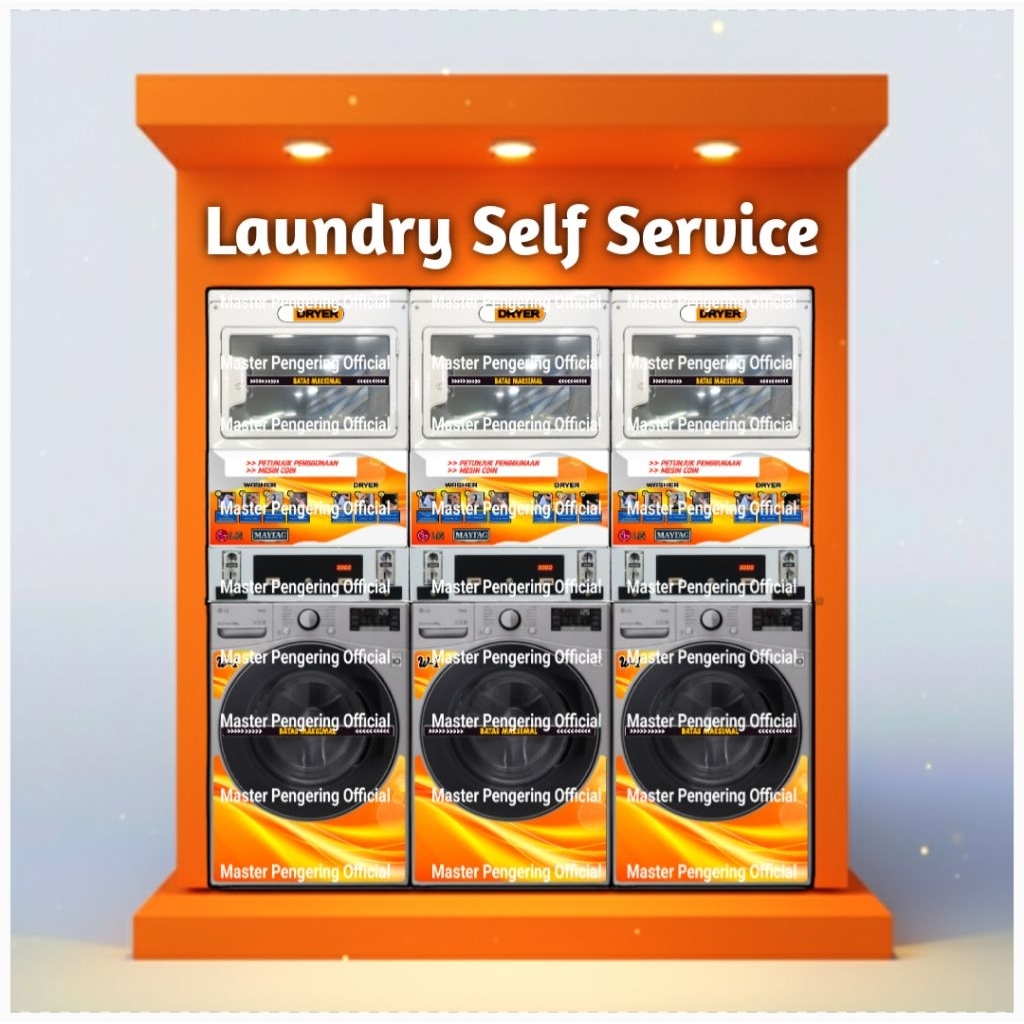 Laundry Coin / Paket Lengkap Usaha Laundry