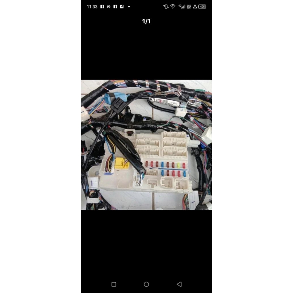 kabel body Toyota Fortuner th2008-2015 part no82138ok781