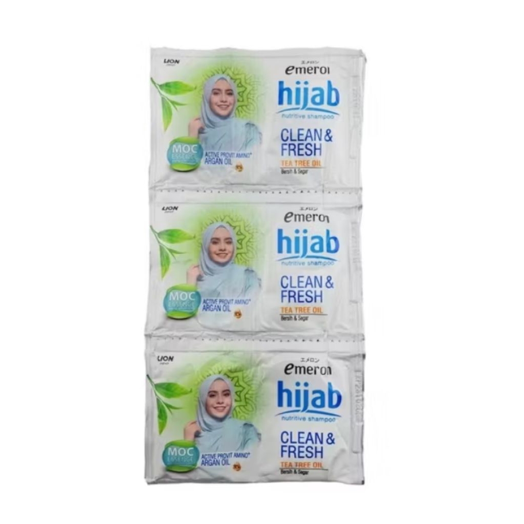 Emeron Shampoo Hijab Anti Dandruff Habbatusauda & Hijab Clean And Fresh Sachet