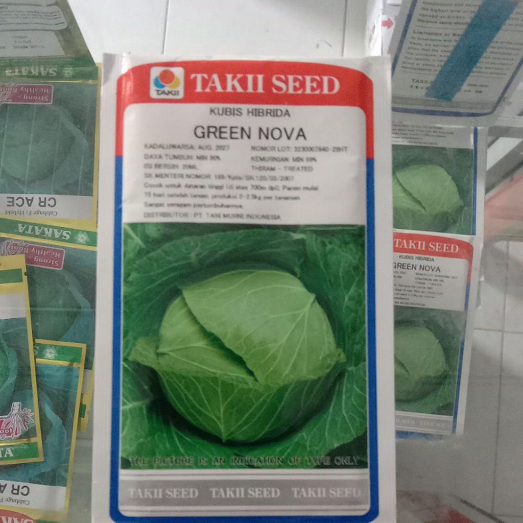 Benih Kubis Hibrida Green Nova 20ML