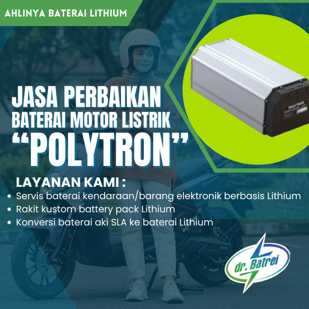 Battery Pack Motor Listrik Polytron - Check Service & Diagnosa