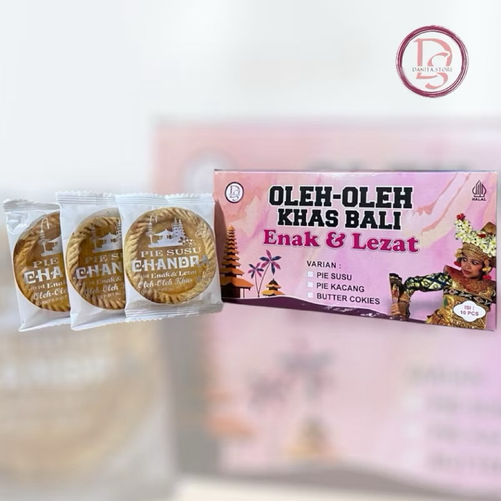 PIE SUSU CHANDRA KHAS BALI-FREE BOX CHANDRA-KEMASAN ISI 10 TERMURAH