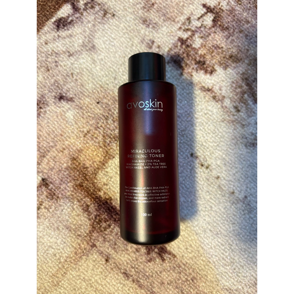 PRELOVED TONER AVOSKIN MIRACULOUS REFINING TONER