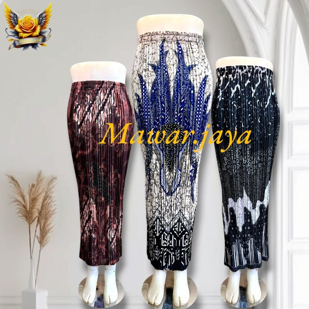 plisket dewasa/rok kebaya/rok bawahan kebaya/real pict 100