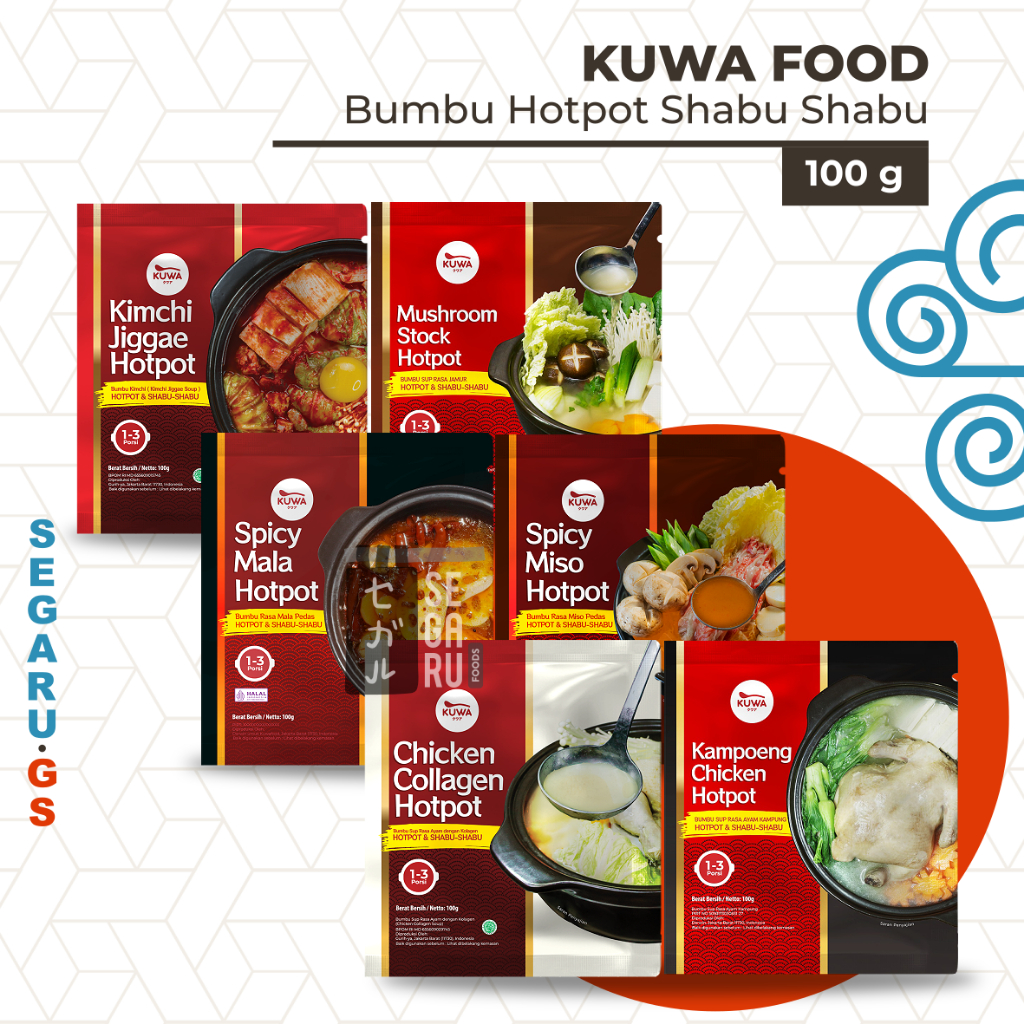 KUWA Bumbu Hotpot Instant | Kaldu Kuah Steamboat Shabu Shabu Halal