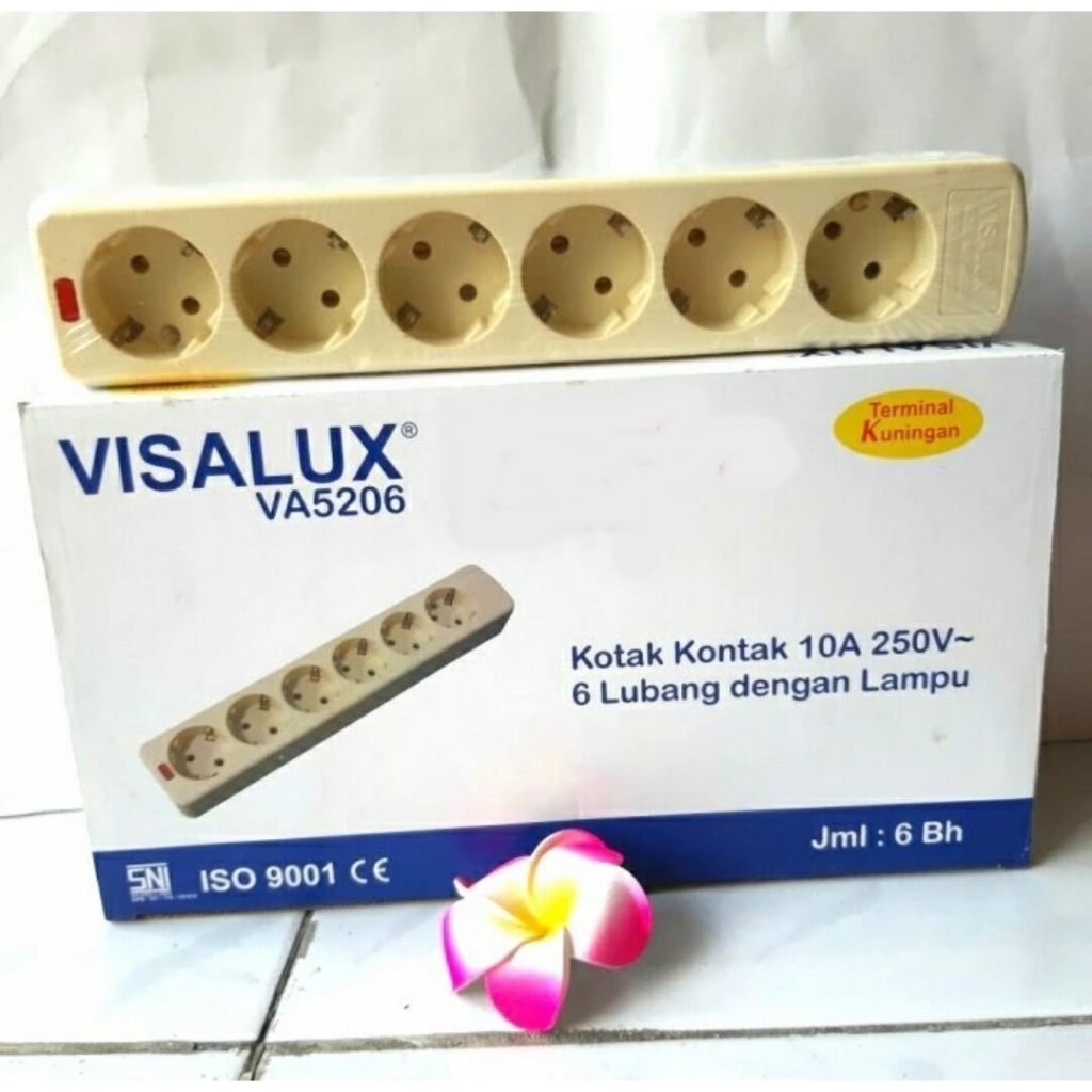 STOP KONTAK 6 LUBANG VISALUX - TERMINAL KUNINGAN